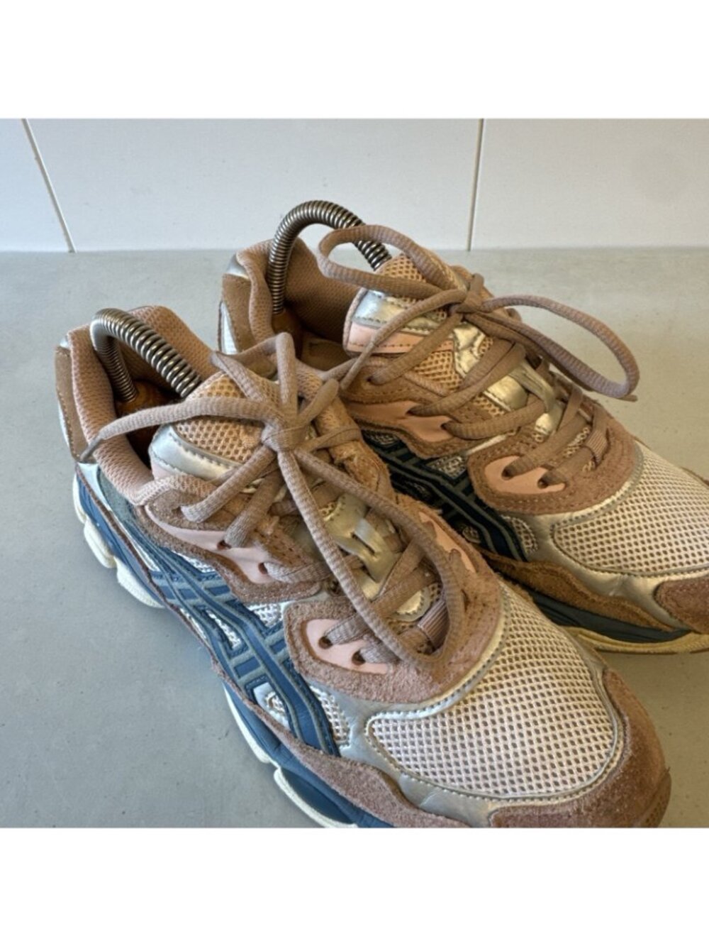 -Wmns Gel NYC ‘Mauve Blue’ 1202A429 104 Shoes Sz 9 - Picture 7 of 9